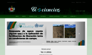Revistabiociencias.uan.mx thumbnail