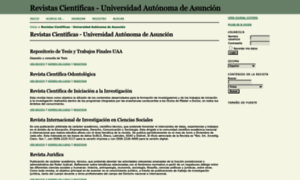 Revistacientifica.uaa.edu.py thumbnail