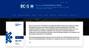 Revistadecomunicacionysalud.org thumbnail