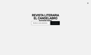 Revistaliterariaelcandelabro.blog thumbnail
