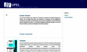 Revistas.upel.edu.ve thumbnail