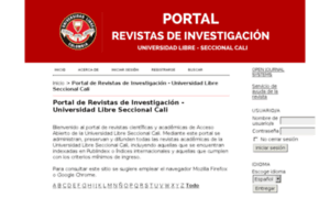 Revistasojs.unilibrecali.edu.co thumbnail