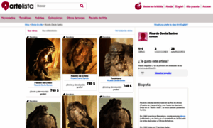 Ricardodavilasantoscom.artelista.com thumbnail