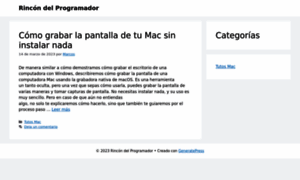 Rincondelprogramador.com thumbnail
