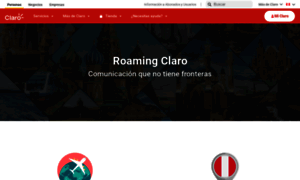 Roaming.claro.com.pe thumbnail