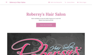 Robersyshairsalon.com thumbnail