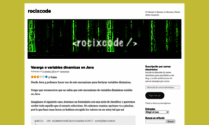 Rocixcode.wordpress.com thumbnail
