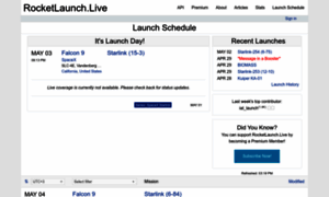 Rocketlaunch.live thumbnail