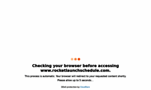 Rocketlaunchschedule.com thumbnail