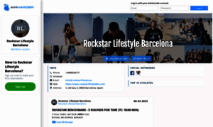Rockstarlifestyle.aimharder.com thumbnail