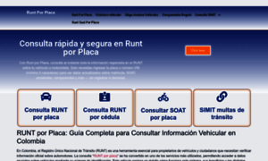 Runtpor-placa.com.co thumbnail