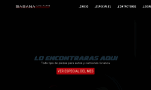 Sabanaautoparts.com thumbnail