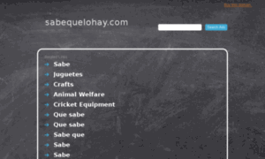 Sabequelohay.com thumbnail