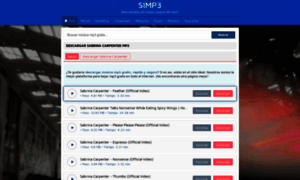 Sabrina-carpenter.simp3s.org thumbnail