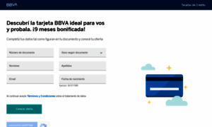 Sacatutarjeta.bbva.com.ar thumbnail