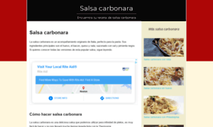 Salsacarbonara.com.es thumbnail