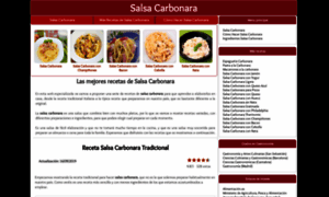 Salsacarbonara.net thumbnail