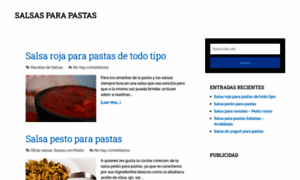 Salsasparapastas.com thumbnail