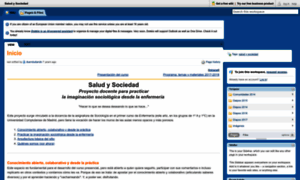 Saludysociedad.pbworks.com thumbnail