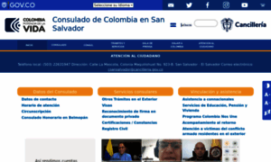 Sansalvador.consulado.gov.co thumbnail