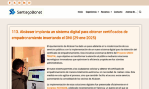 Santiagobonet.com thumbnail