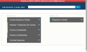 Sazones.com.mx thumbnail