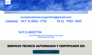 Scorpiondrones-argentina.com thumbnail