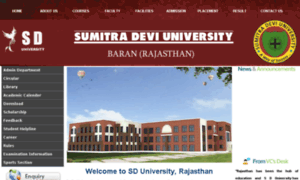 Sduniversity.co.in thumbnail