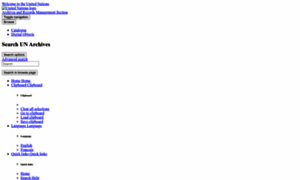 Search.archives.un.org thumbnail