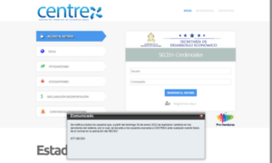 Seceh.centrex.hn thumbnail