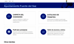 Sede.ayuntamientofuentelsaz.com thumbnail