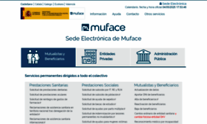 Sede.muface.gob.es thumbnail