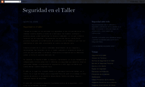 Seguridadeneltaller.blogspot.com thumbnail