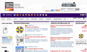 Seguridadydefensa.com.hn thumbnail