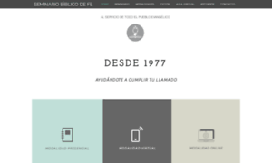 Seminariobiblicodefe.es thumbnail