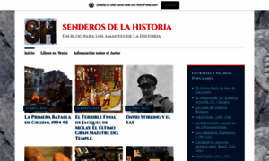 Senderosdelahistoria.wordpress.com thumbnail