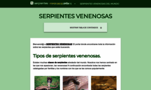 Serpientesvenenosas.info thumbnail