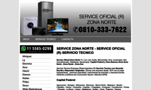 Serviceoficialzonanorte.com thumbnail