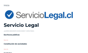 Serviciolegal.cl thumbnail