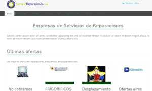 Servicioreparaciones.com thumbnail