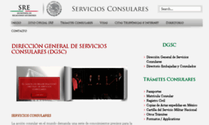 Serviciosconsulares.sre.gob.mx thumbnail