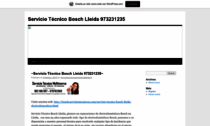 Serviciotecnicoboschlleida12.wordpress.com thumbnail