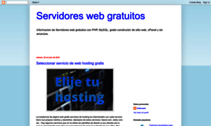 Servidoreswebgratuitos.blogspot.com.ar thumbnail