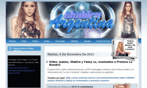 Shakira-argentina.com.ar thumbnail