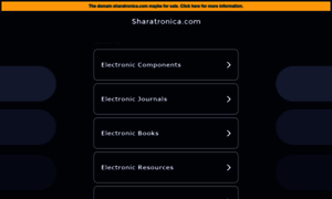Sharatronica.com thumbnail