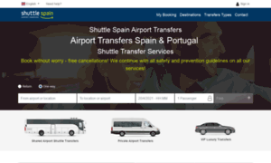 Shuttlespaintransfers.com thumbnail