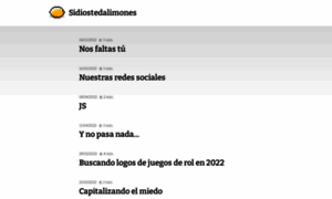Sidiostedalimones.com thumbnail