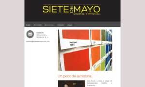 Sietedemayo.com.mx thumbnail