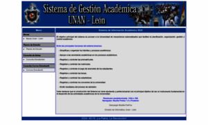 Sigacad.unanleon.edu.ni thumbnail