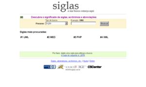 Siglas.com.br thumbnail